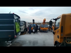 N 시리즈 130hp 7cbm ISUZU 도로 청소 트럭 도로 세탁 트럭 70000L