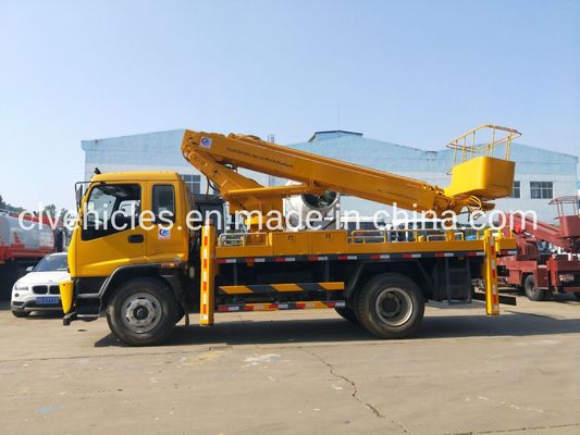 FTR 20m Scissor ISUZU Aerial Platform Truck Telescopic Boom